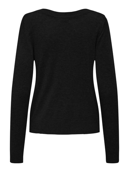 MAGLIA BASICA JACQUELINE DE YONG DA RAGAZZA NERO