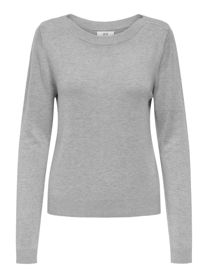 MAGLIA BASICA JACQUELINE DE YONG DA RAGAZZA GRIGIO