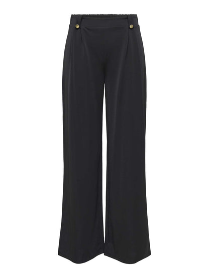 PANTALONE DINA VITA ALTA JACQUELINE DE YONG DA RAGAZZA NERO