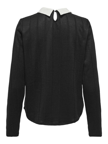 MAGLIA TONSY TIGER JACQUELINE DE YONG DA RAGAZZA NERO