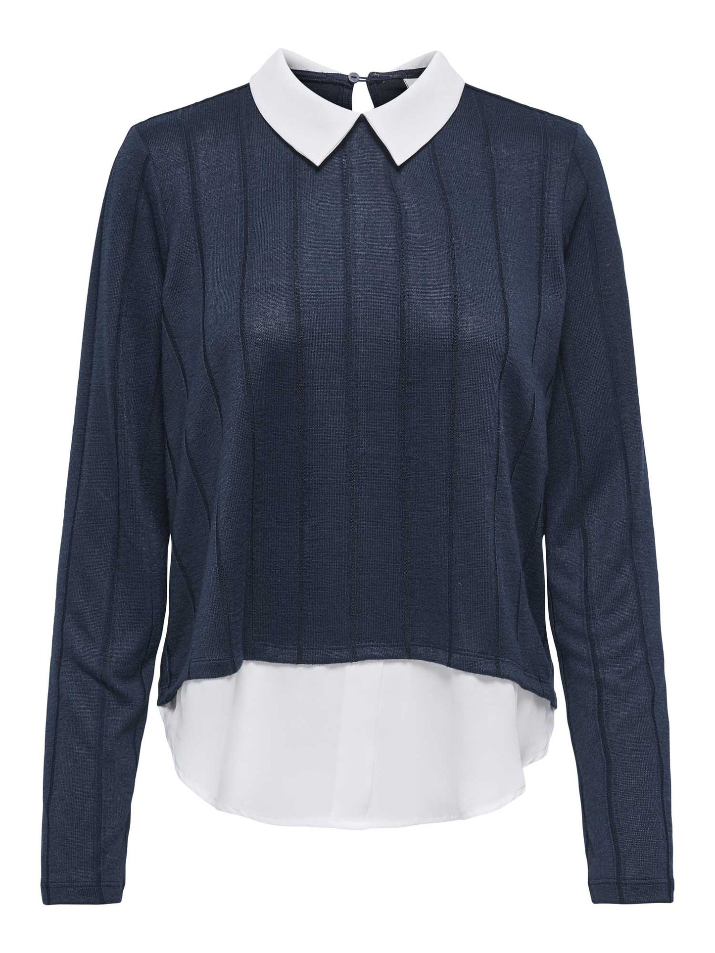 MAGLIA TONSY TIGER JACQUELINE DE YONG DA RAGAZZA BLU