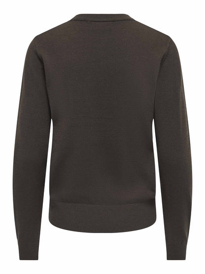 Jaqueline de Yong Jdy Malou, maglia da donna marrone