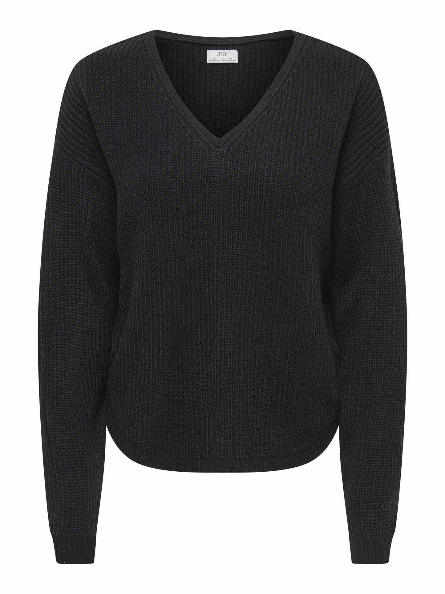 Jacqueline de Yong Jdy Evie V Neck, maglia da donna nera