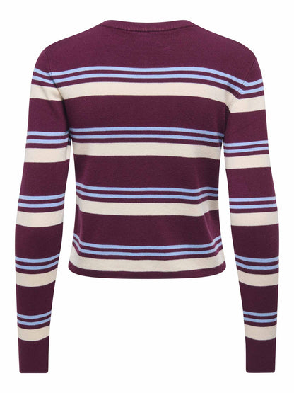 Jaqueline de Yong Emmie Cardigan, maglia da donna bordeaux
