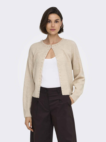 Jaqueline De Yong Emmali Cardigan, maglia da donna beige