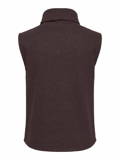 Jaqueline de Yong JDY Hero, gilet da donna marrone
