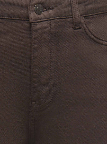 Jaqueline de Yong JDY Susie Barrel, jeans da donna marrone