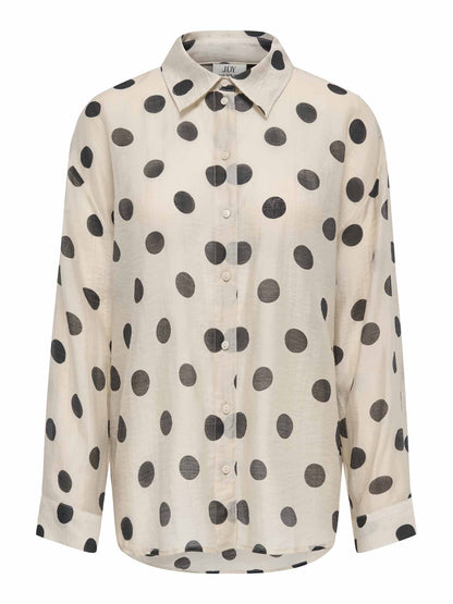 Jaqueline de Yong JDY Fay, camicia da donna beige