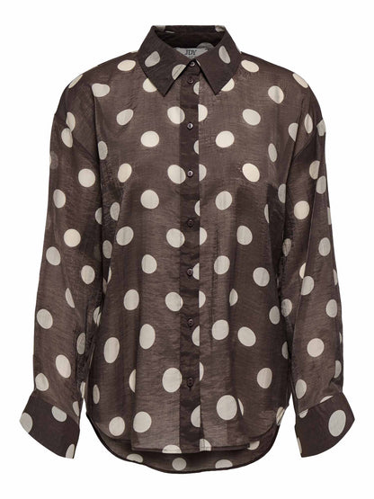 Jaqueline De Yong Fay, camicia da donna marrone
