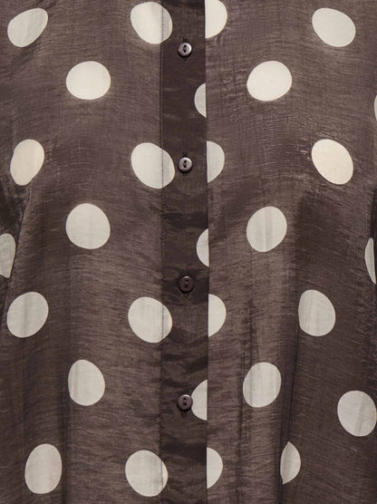 Jaqueline De Yong Fay, camicia da donna marrone