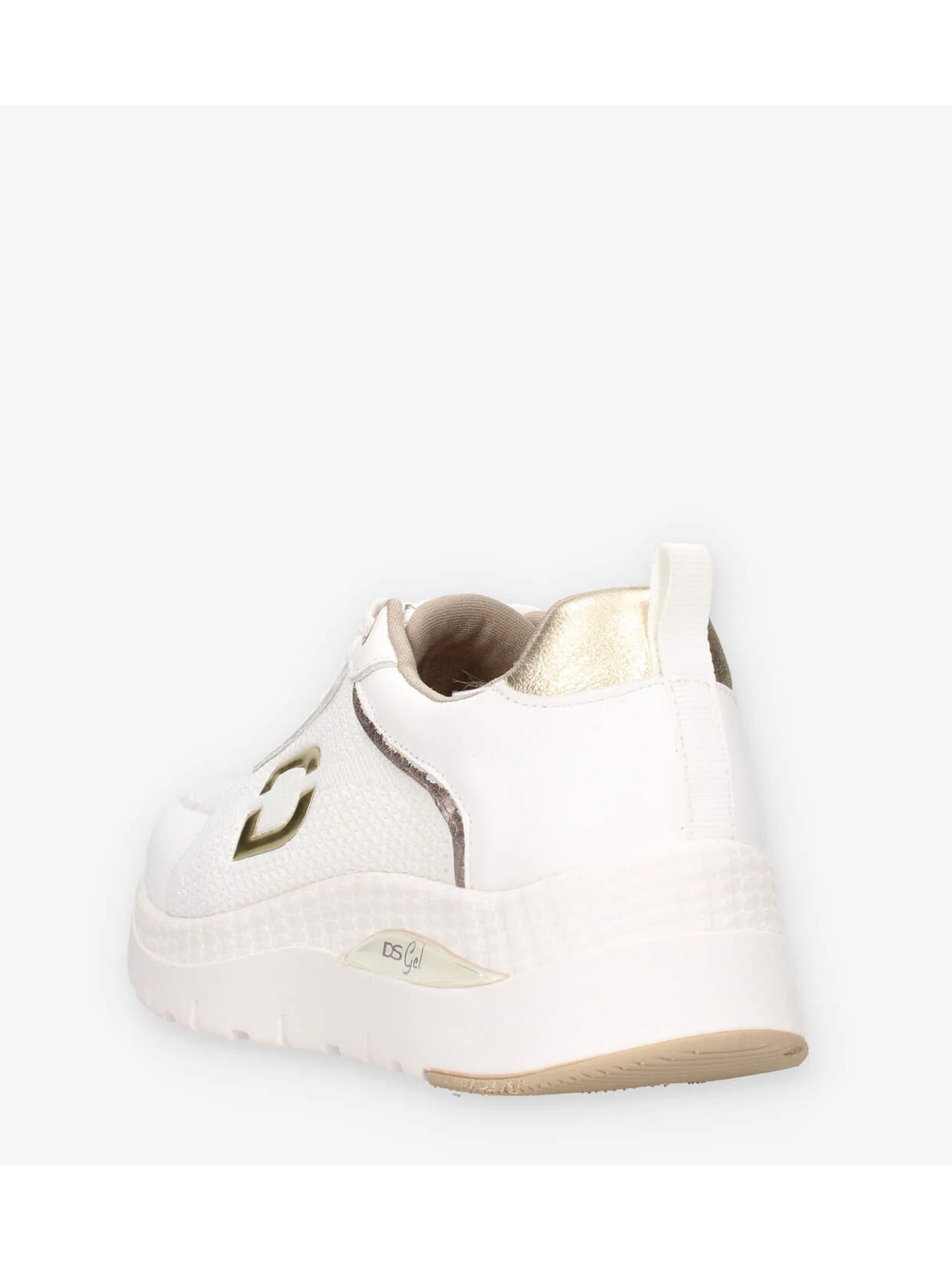 Donna Serena, sneakers da donna adulto in tessuto bianco con suola in gomma