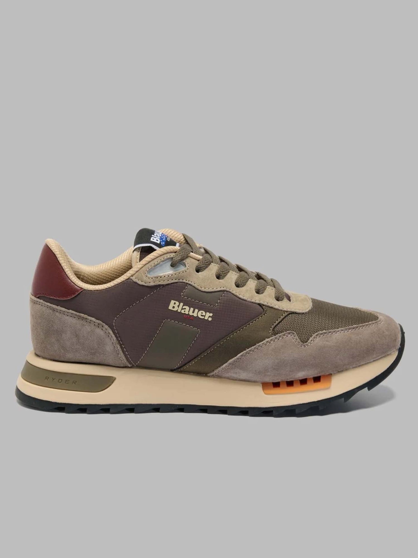 Blauer Ryder, sneakers da uomo verdi
