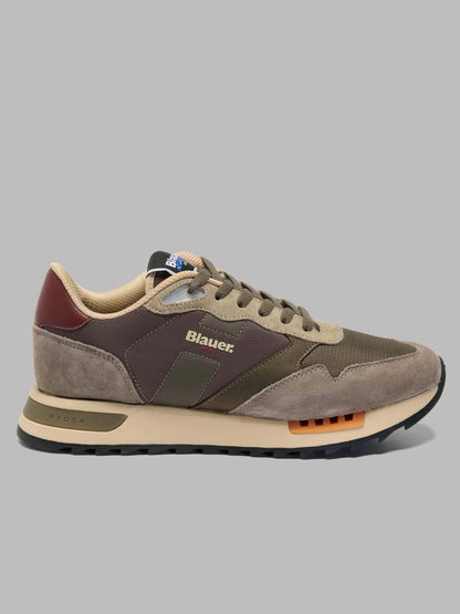 Blauer Ryder, sneakers da uomo verdi