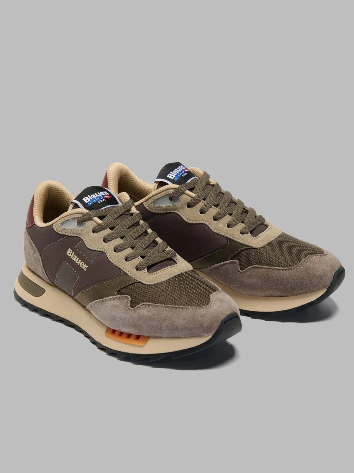 Blauer Ryder, sneakers da uomo verdi