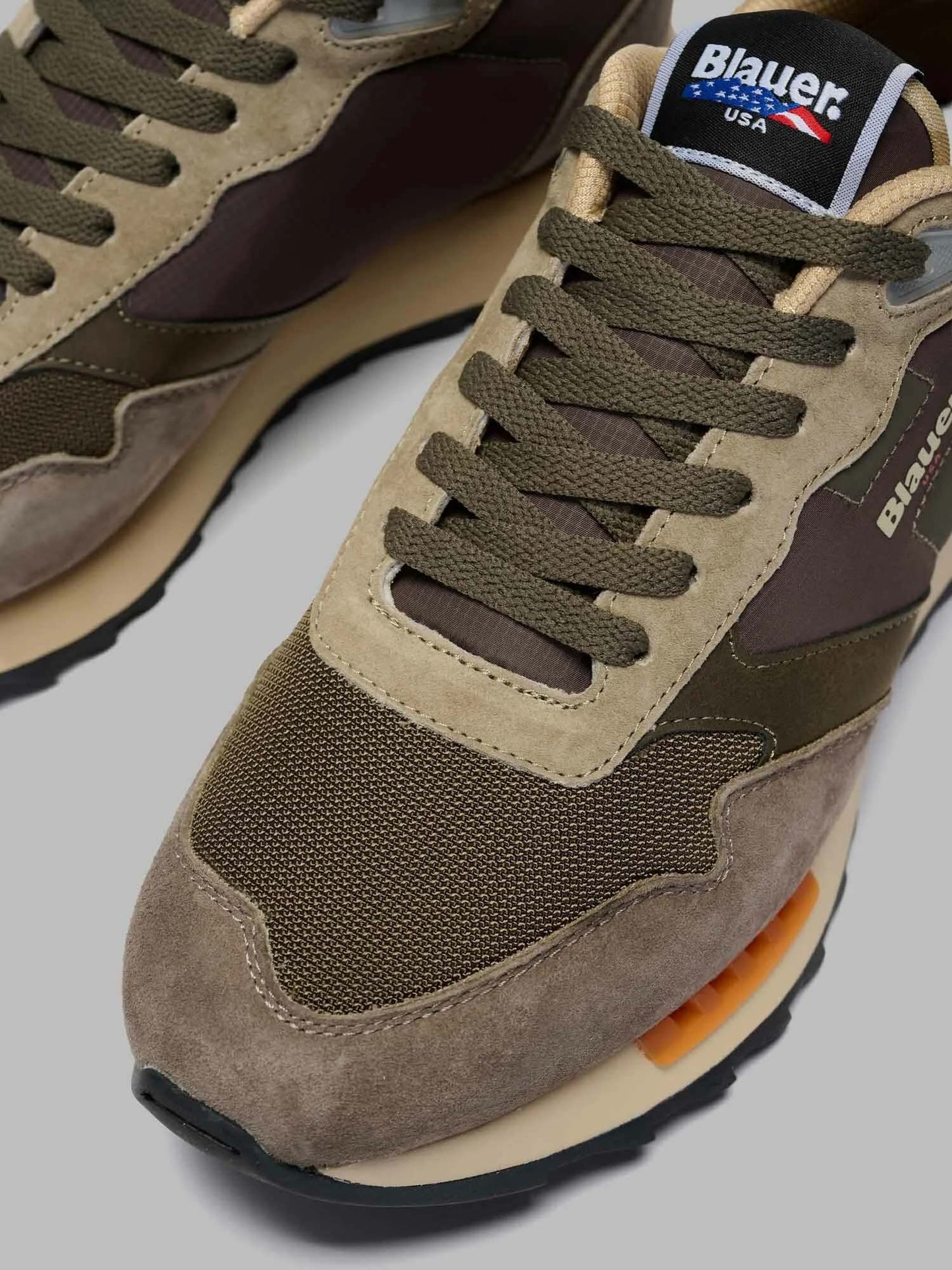 Blauer Ryder, sneakers da uomo verdi