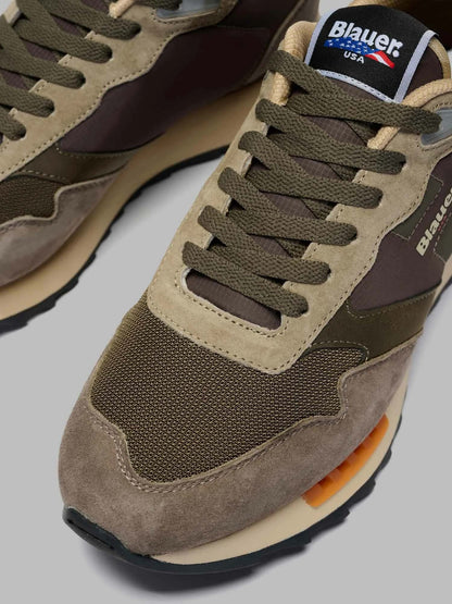 Blauer Ryder, sneakers da uomo verdi