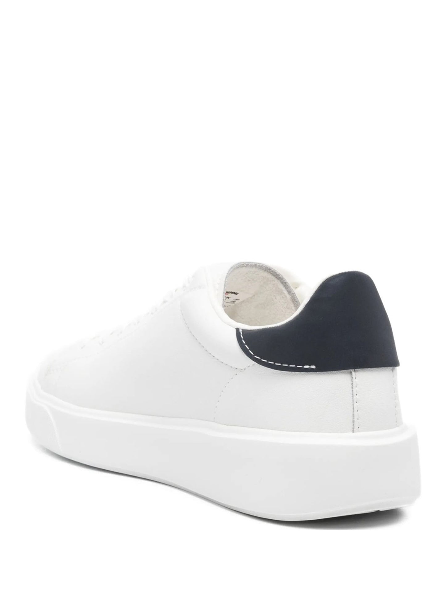 Sneakers Blauer Buck07 Lea da uomo in pelle bianca