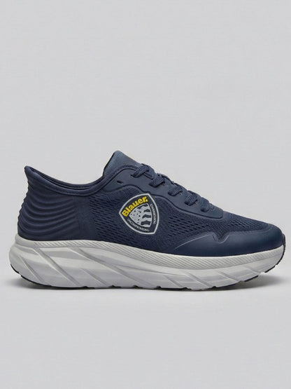 Sneakers blu Blauer Kelson01 Kni da uomo casual