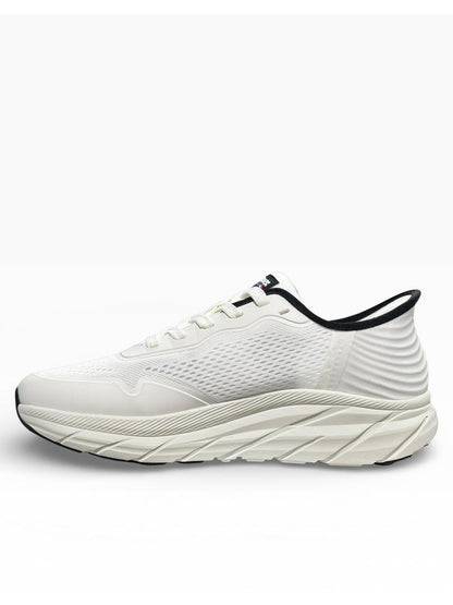 Sneakers Kelson01 Kni bianche da uomo in tessuto e sintetico