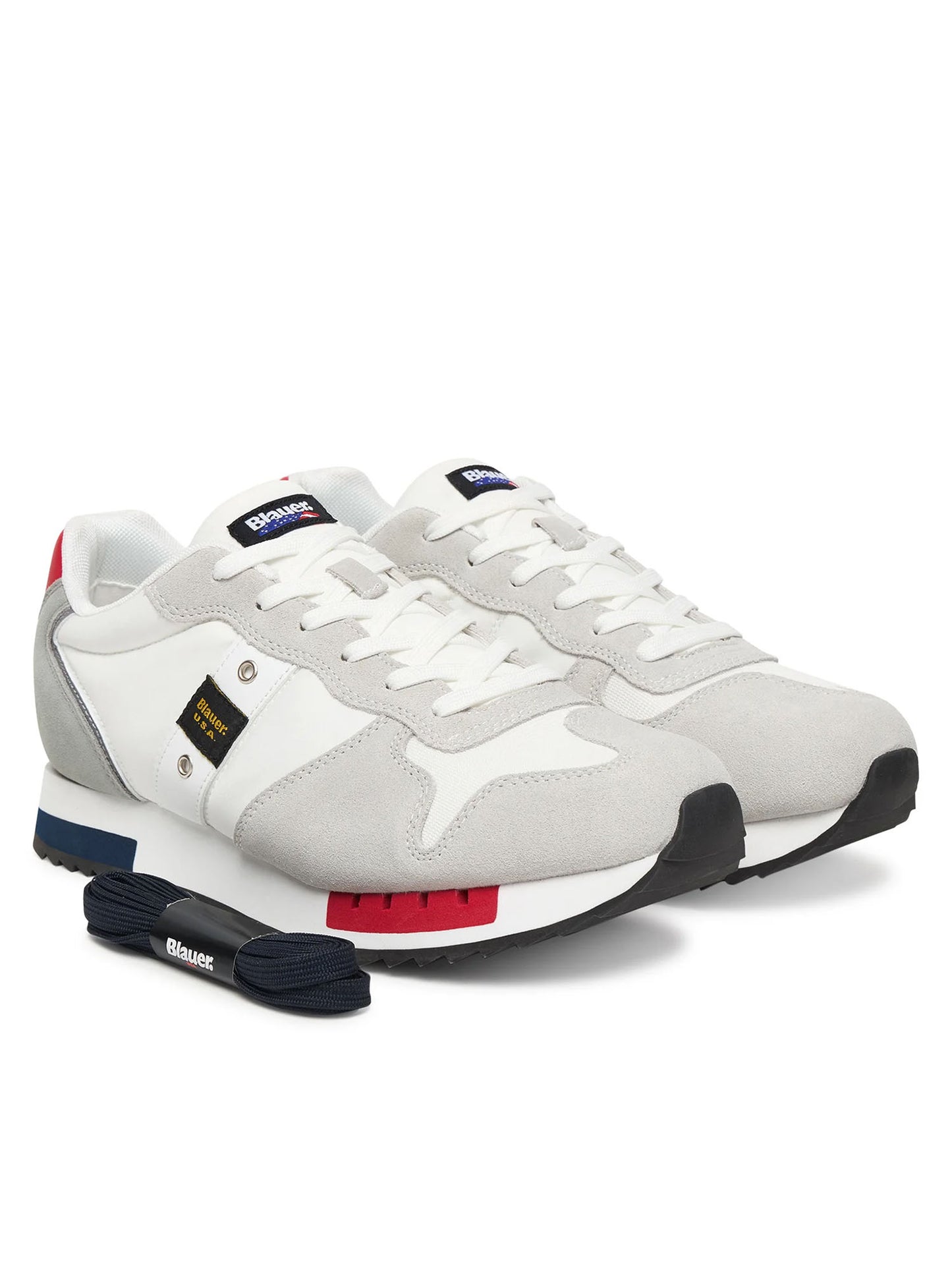 Sneakers Blauer Queens01/MES bianche da uomo casual