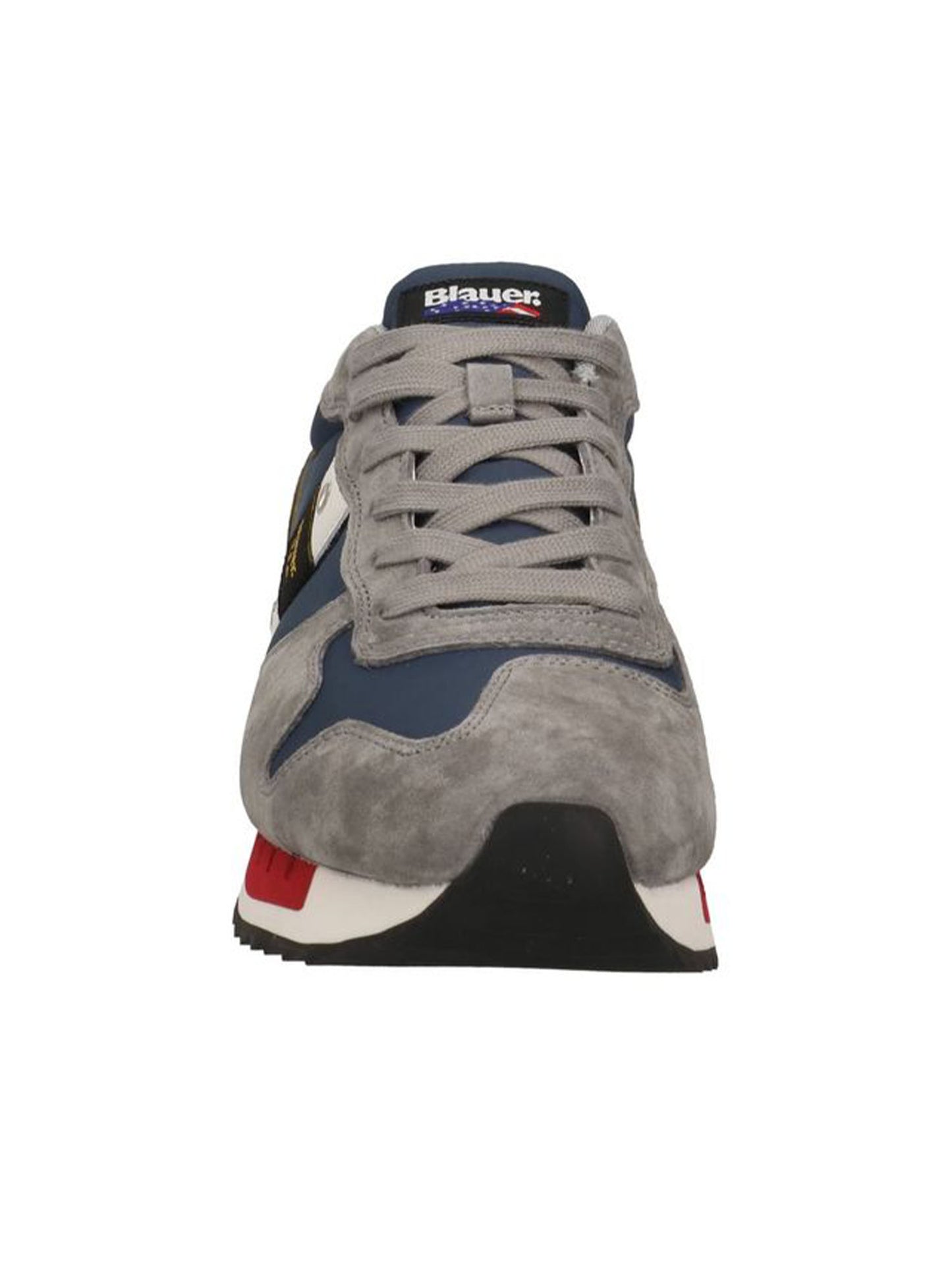 Sneakers Blauer Queens01 Nub in pelle e scamosciato grigie da uomo