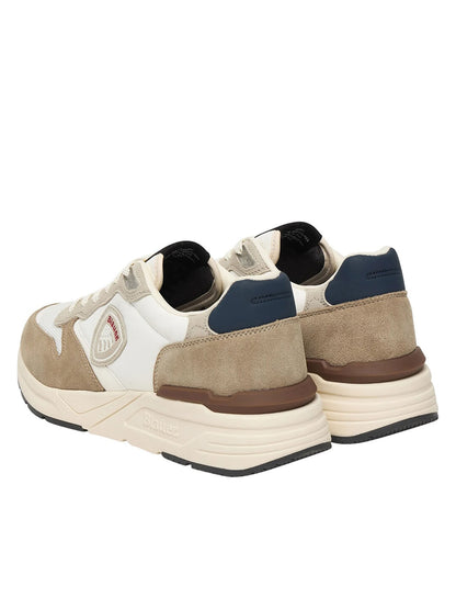 Sneakers Blauer Ray02/Mes beige da uomo casual