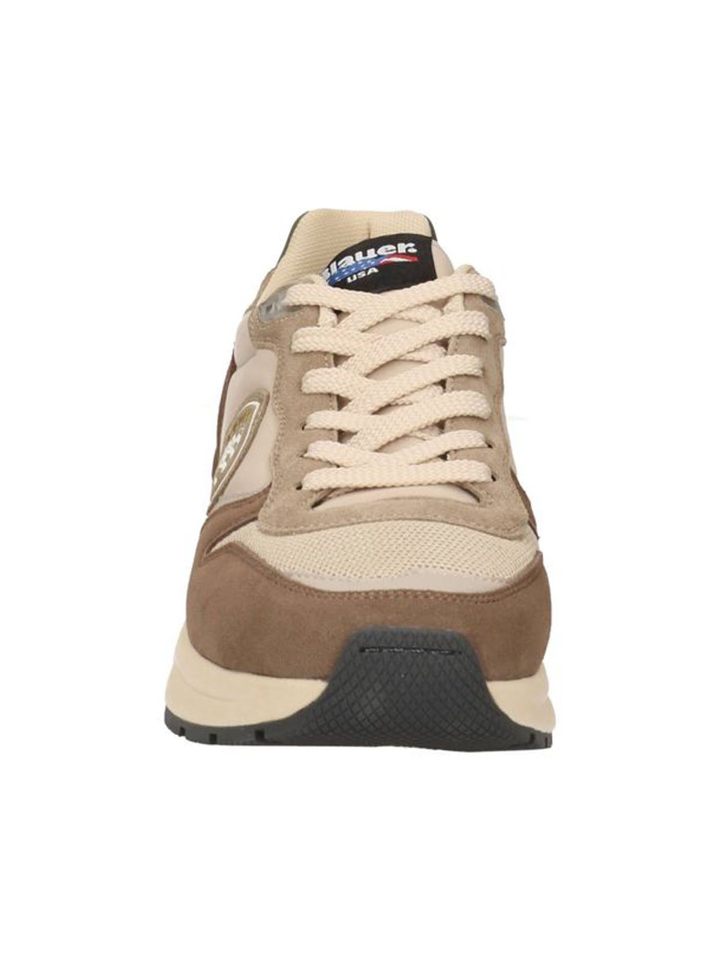 Sneakers Blauer Ray02/Mes da uomo in pelle e tessuto marrone