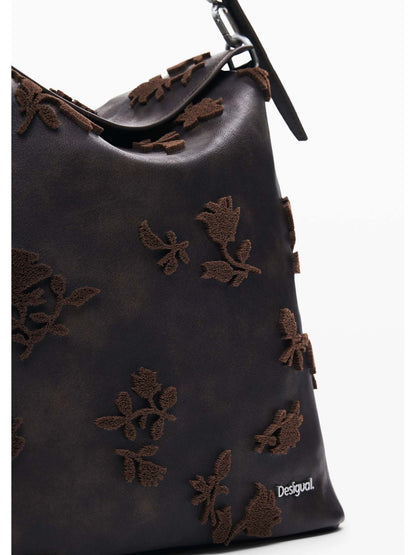 ZAINO CONVERTIBILE STENCIL FLO DESIGUAL DONNA CIOCCOLATO