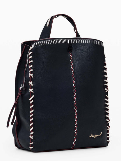 ZAINO MANHATTAN DESIGUAL DONNA NERO