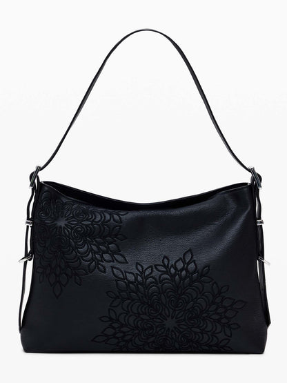 BORSA SIERRA DESIGUAL DONNA NERO