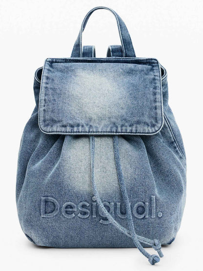 Desigual zaino da donna adulto in denim per la primavera-estate