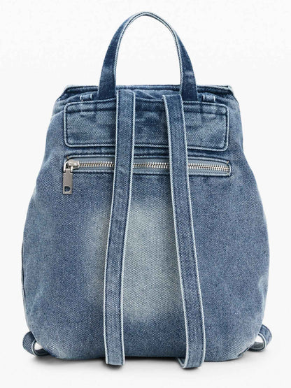 Desigual zaino da donna adulto in denim per la primavera-estate