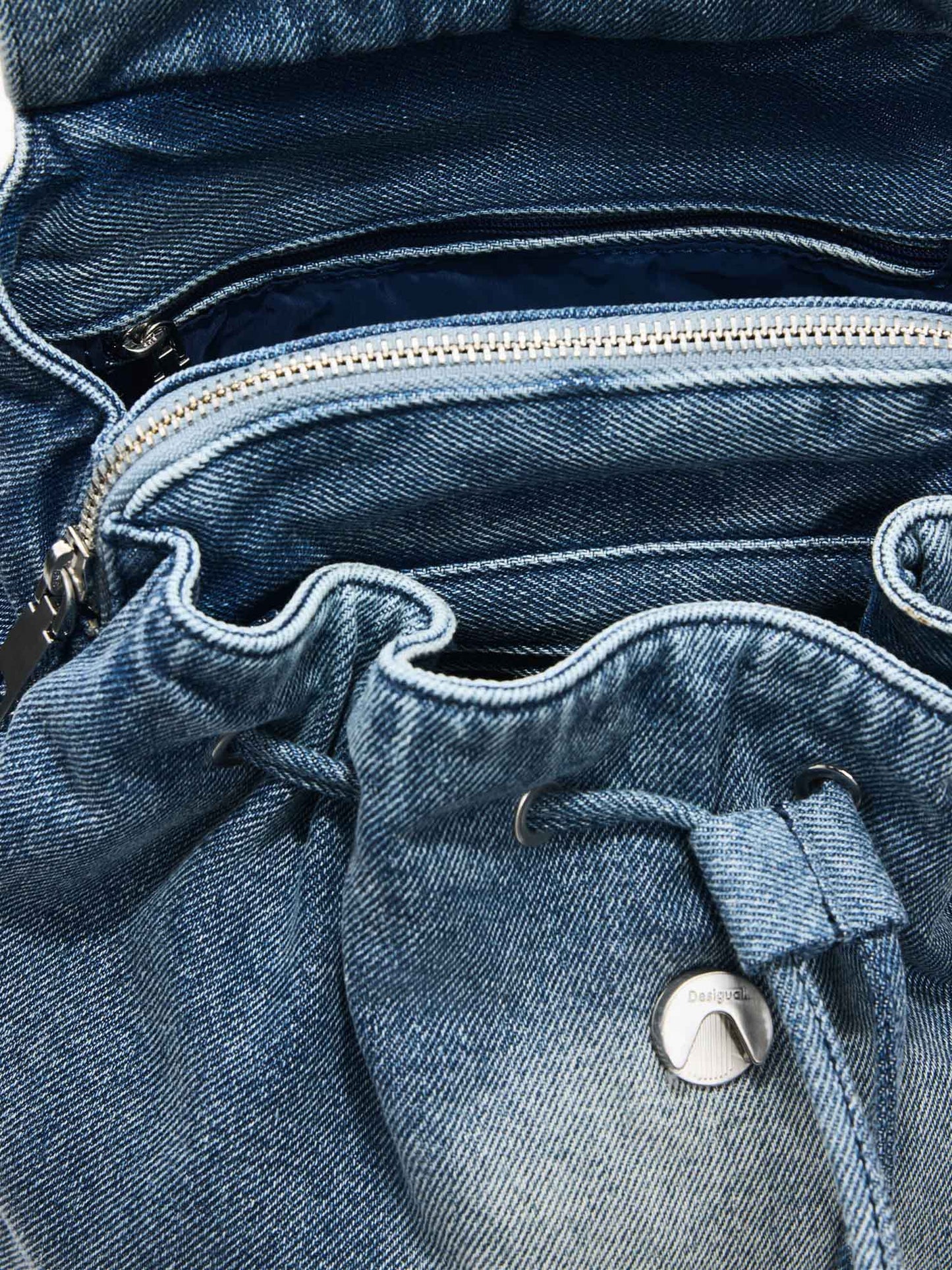 Desigual zaino da donna adulto in denim per la primavera-estate