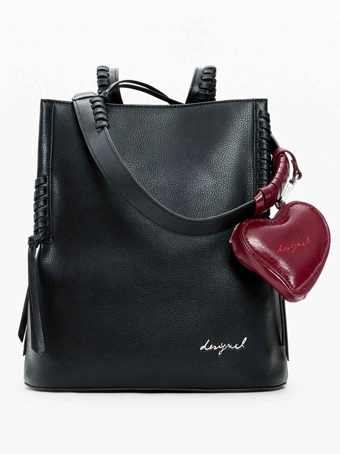 Zaino nero Desigual con logo Sumy piccolo da donna