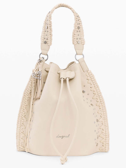 Zaino beige Desigual Gallium Harlan da donna casual