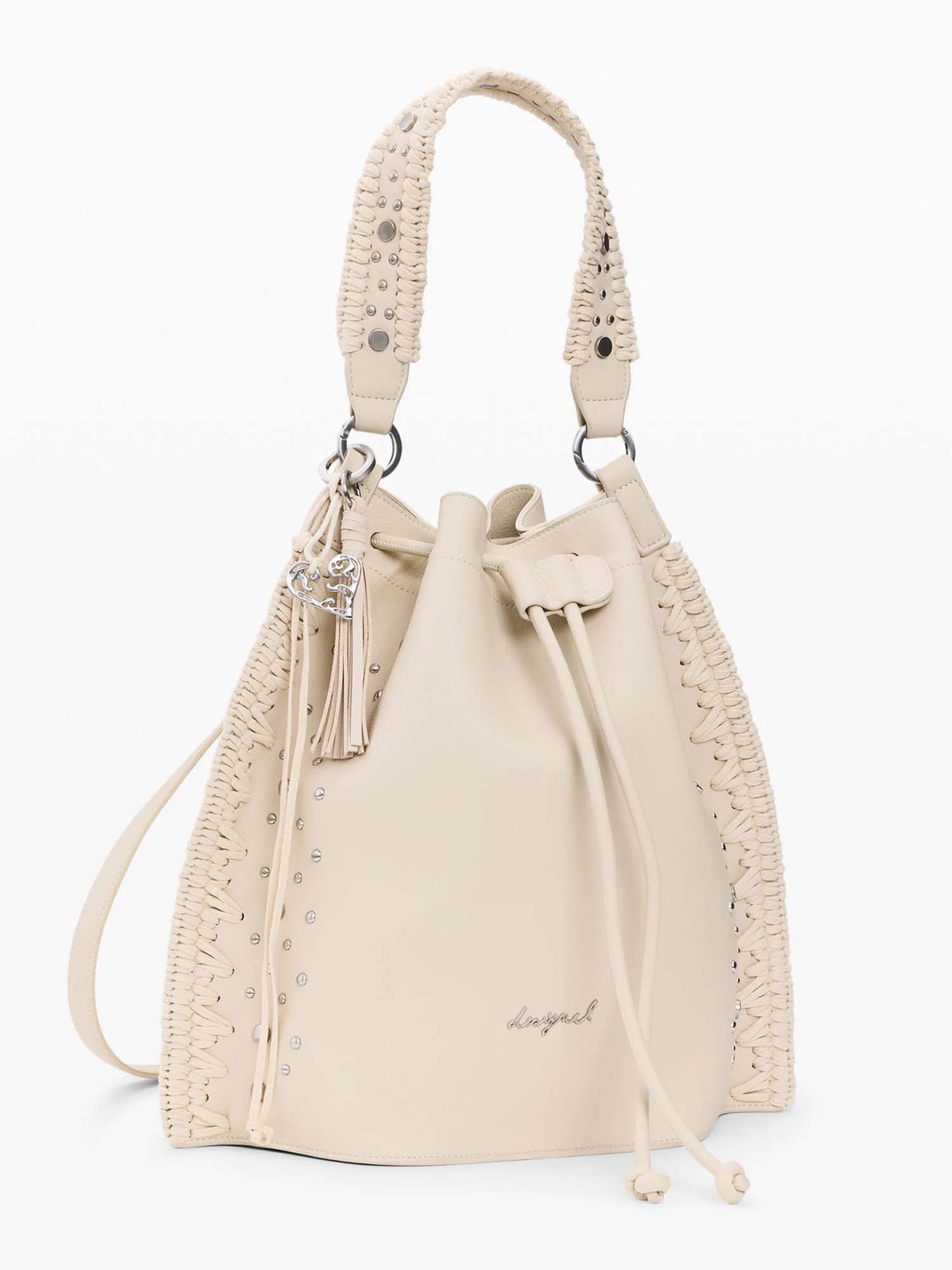 Zaino beige Desigual Gallium Harlan da donna casual