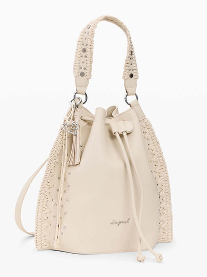 Zaino beige Desigual Gallium Harlan da donna casual