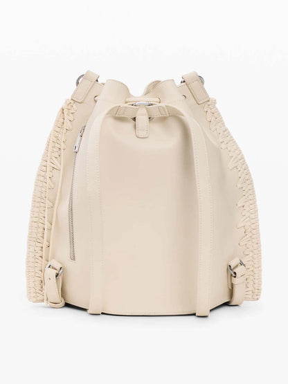 Zaino beige Desigual Gallium Harlan da donna casual