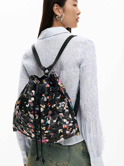 Zaino Desigual da donna adulto in nero dalla collezione primavera-estate