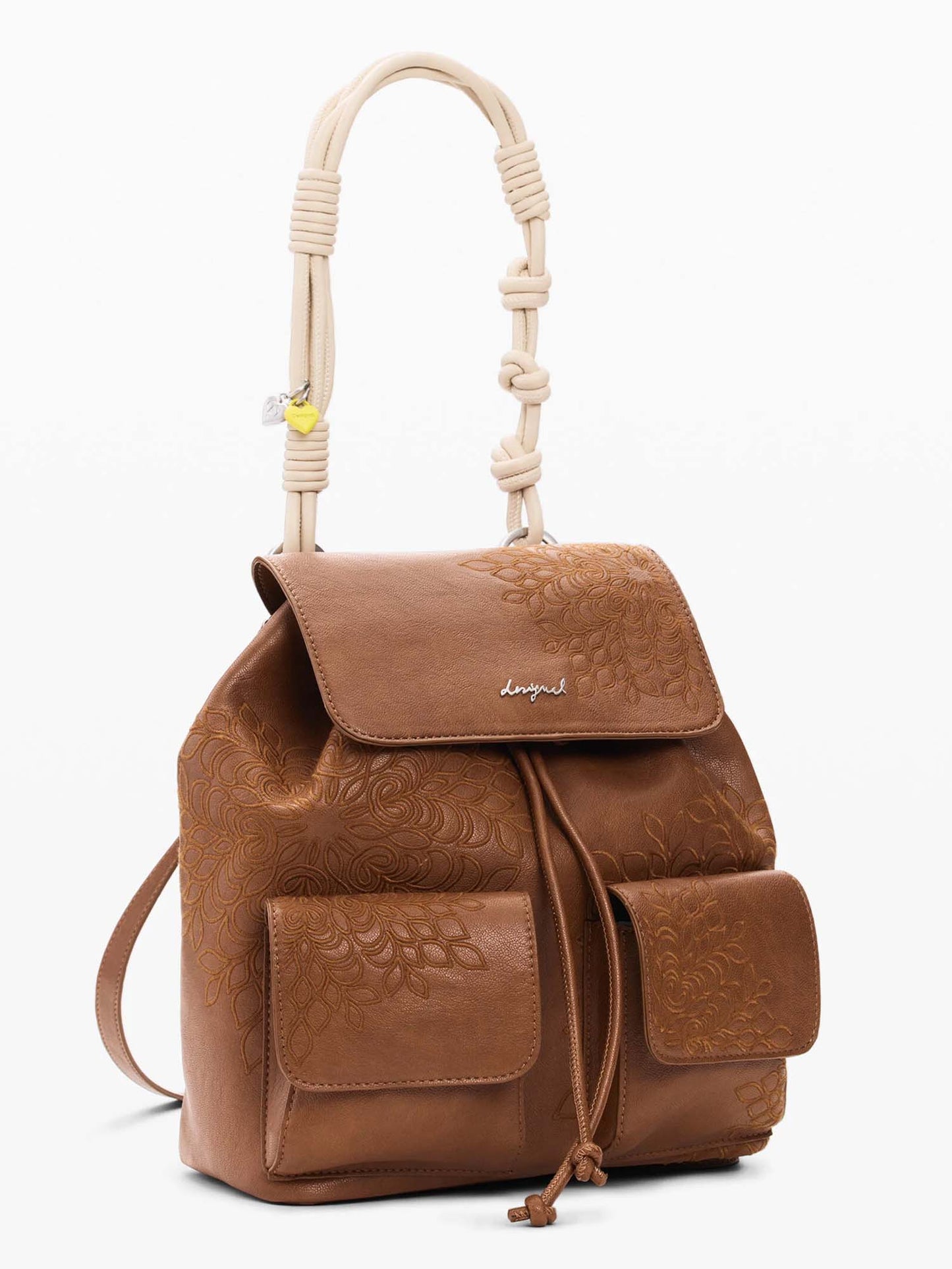 Zaino camel piccolo Desigual Sierra Prisa da donna