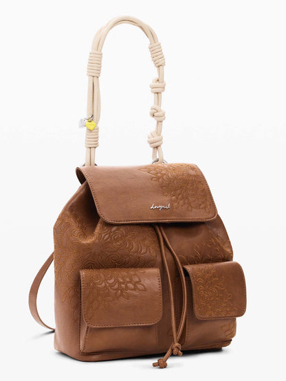 Zaino camel piccolo Desigual Sierra Prisa da donna