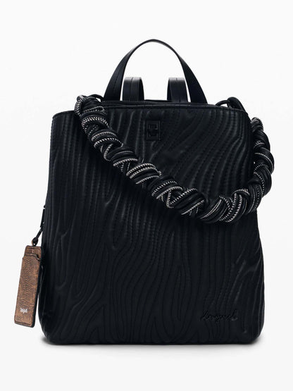 Desigual Helium Sumy, zaino piccolo nero da donna casual
