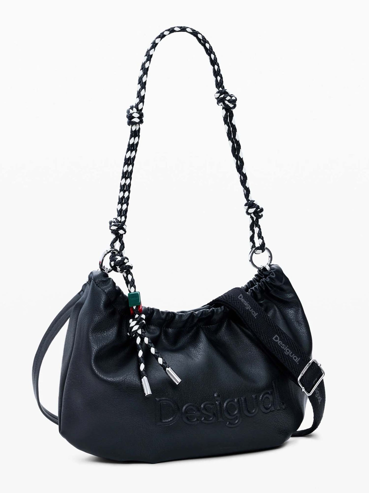 Borsa tote Desigual Half Logo Waverly nera da donna casual