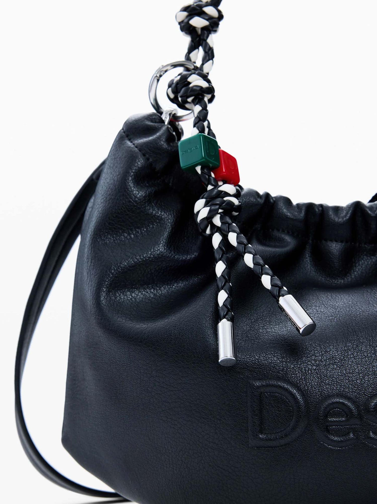 Borsa tote Desigual Half Logo Waverly nera da donna casual