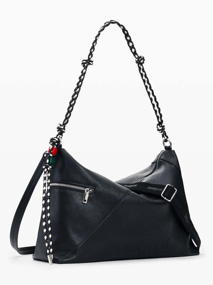 Borsa tote nera Desigual Leiria, pratica e versatile da donna