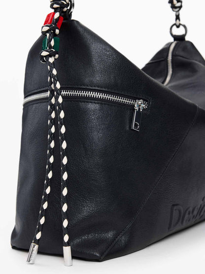 Borsa tote nera Desigual Leiria, pratica e versatile da donna