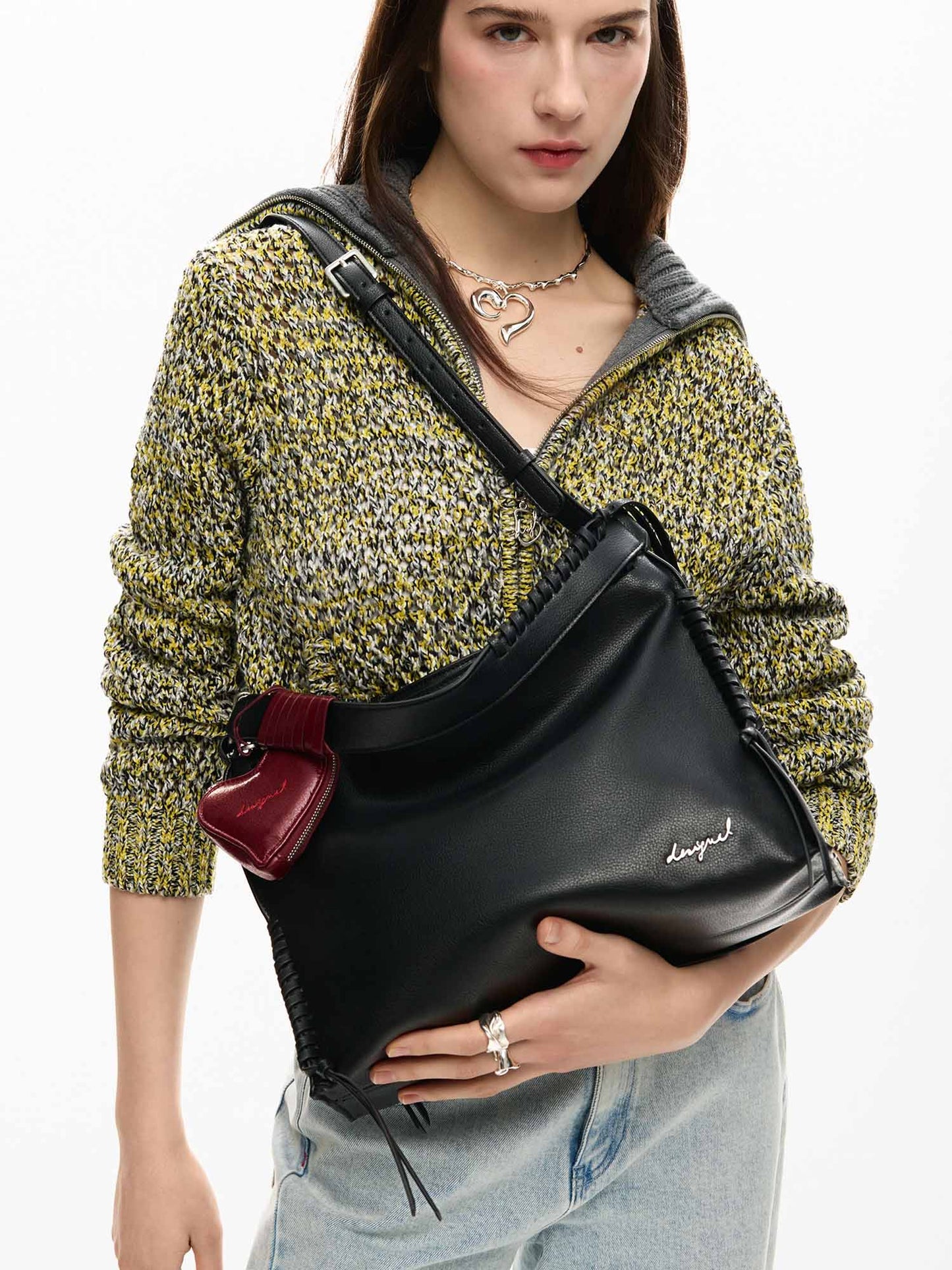 Borsa Desigual in nero da donna adulto per la stagione primavera estate