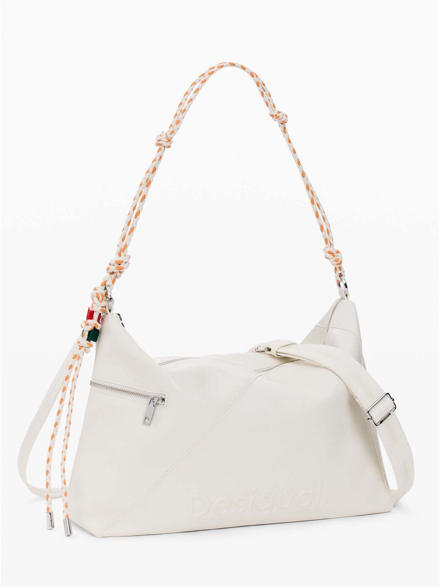 Borsa a tracolla Desigual nude da donna adulto in similpelle