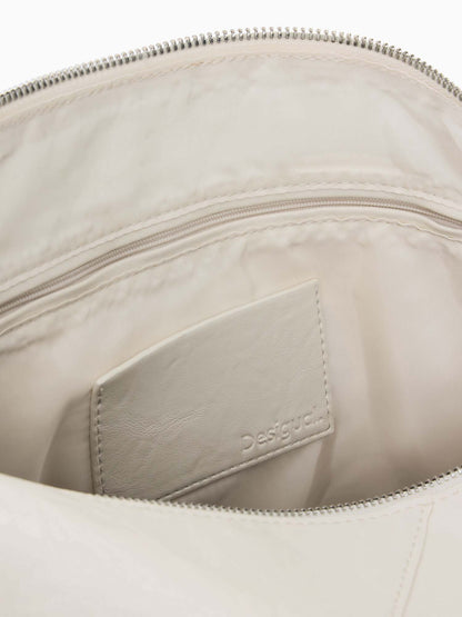 Borsa a tracolla Desigual nude da donna adulto in similpelle