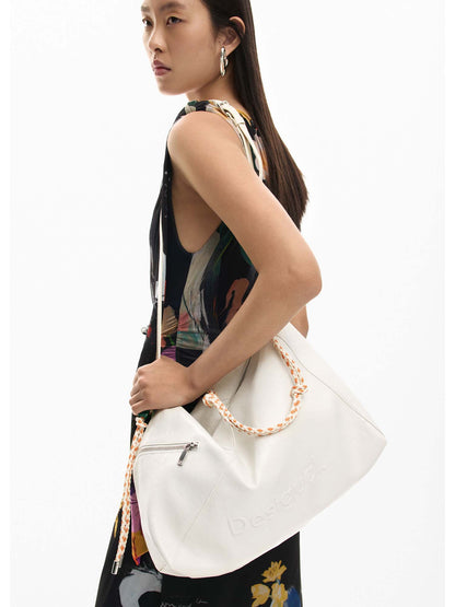 Borsa a tracolla Desigual nude da donna adulto in similpelle